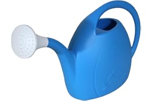 KEROPPA Regadera 3,5 L, Riego con Difusor, para Hogar o Jardines Pequeños, Material Reciclable, Resistente, Ligera, Verde Claro