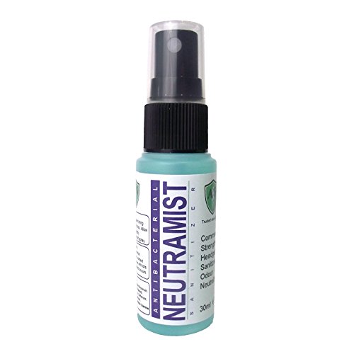 Ahead Solutions Neutramist - Desinfectante de casco (30 ml, secado rápido, antibacterias, antifúngico, desodorante, tamaño de bolsillo)