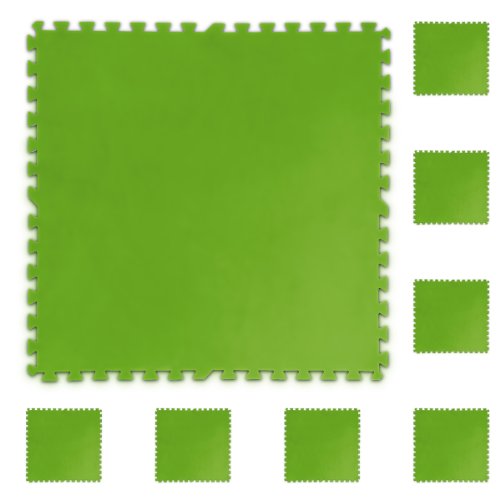 Pool Bodenschutz Fliesen Set 8 Stück 81x81cm Grün