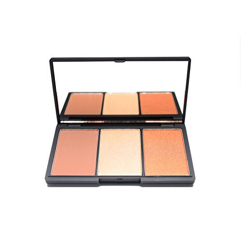 SLEEK MAKEUP FACE CONTOUR KIT MATTE PRESSED POWDER AND ILLUMINATING HIGHLIGHTER (Medium-885)