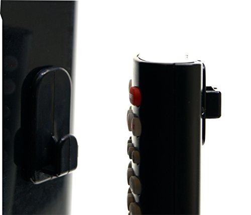 Ex-Pro® Schwarz Wand Aufbewahrung Haken Kunststoff Sticky Haken Halterung für TV Klimaanlage Fernbedienung - 3