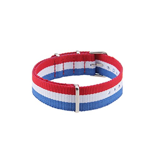 Possbay Nylon Uhrenarmband 18mm 20mm 22mm Sport Militaer Herren Damen Unisex Farbauswahl - 2