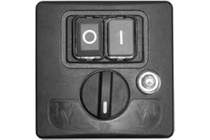 UNBEKANNT ATIKA Ersatzteil | Schalter Schaltereinsatz für Gartenhäcksler LH 2000 / LH 2500