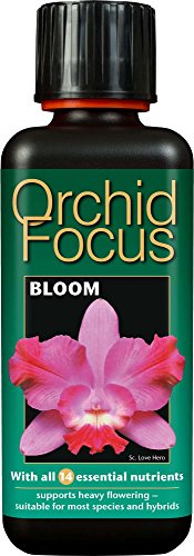 Growth Technology Orchid Focus Bloom 300ml Soluzione Nutriente per Orchidee, Nero, 5.5x5.5x16 cm