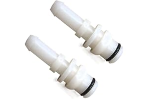 GETTIMORE Karcher Puzzi 100, 200, 300, 400 and 8/1 Plastic Design Hose Connector for Carpet and Upholstery Cleaners (Pack of 2)
