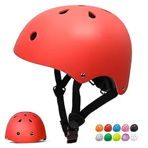 Glaf Kids Bike Helmet Toddler Helmet Ages 2-8 Years Old Boys Girls Multi-Sport Helmet Adjustable Skateboard Cycling Helmet Lightweight 3 Sizes for Toddler to Youth