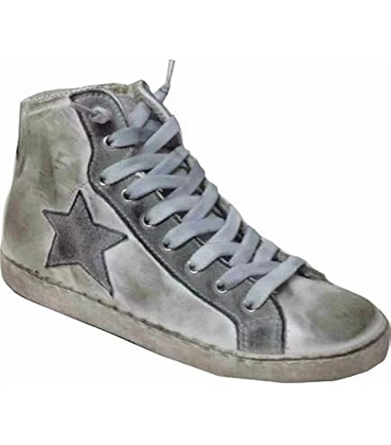 Scarpe sneakers bassa uomo vera pelle bianco con occhiello oro liscia