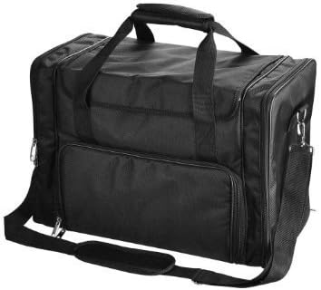 Triprel Inc Professional Lightweight Portable Oxford Fabric Cosmetic Bag Soft Makeup Train Case - Black by Triprel Inc