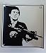 Produktbild Incutex MacBook 13" 15" Air - Pro - Retina, Aufkleber Al Pacino, Sticker, Cover, selbstklebendes Vinyl Material Schwarz Weiss SW, Abziehbild, Skin, MacBook Decal