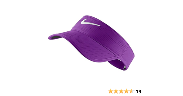 purple nike visor