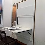 Ebco Aurora Folding Dining Table Bracket Fitting (600 mm, 24 Inch, Anthracite Colour/Blackish)