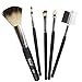 Imported 5pcs Cosmetic Makeup Brushes Set Blush Lip Brow Eyeshadow Brush Black RS.275.00