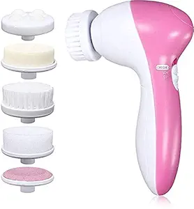 SCB PRODUCTS-5 in 1 Face Facial Massage Machine Care & Cleansing Cleanser, facial massager machine for face, Facial Machine, Beauty Massager, facial massager, face massager for women