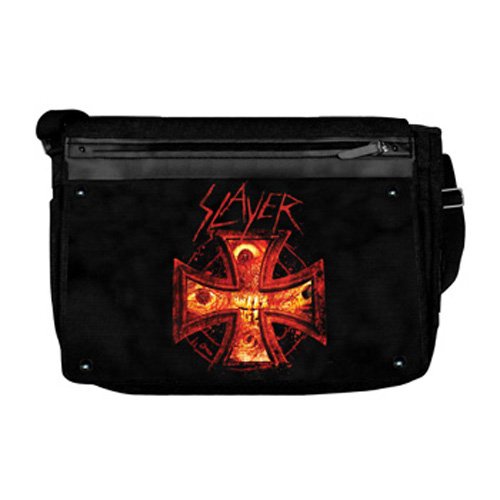 Preisvergleich Produktbild Black With Fire Cross (Kuriertasche)