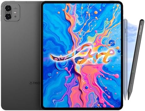 TECLAST Artpad Pro Tablet 12.7 Pollici, 2.2GHz Helio G99 Octa-Core Gaming Tablet Android 15, Doppio SIM 4G LTE+5G WiFi, 2176×1600, 20GB RAM+256GB ROM(TF 8TB) 10000mAh 30W Carica Rapida, Penna Inclusa