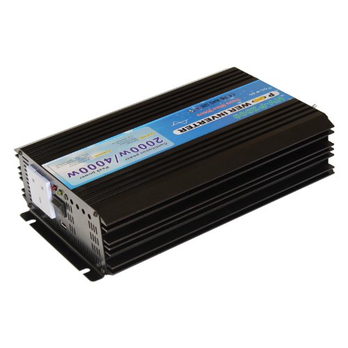 2000W 12V pure sine wave power inverter to convert 12V DC power into 240V AC mains power - suitable for for off-grid and back up systems with power storage and solar power applications