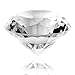 Produktbild *DHL Versand bei Sofortdeins* 1 Stk. Kristall Glas Diamant Kristallglas Deko Glasdiamant Deko Diamant Glas Dekodiamanten 6cm Hochzeit Tischdeko