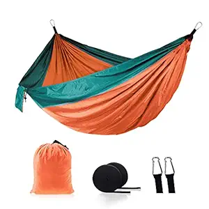 Nylon Hammock Widened Indoor Outdoor Swing Camping Supplies 210T Nylon Beach Hammock Travel Hiking Hammock-Daerzy