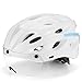 Produktbild JianMeiHome Fahrradhelm Mountainbike Helm mit Schutzbrille Schutzhelm für Männer und Frauen (Color : Weiß, Size : 57-62cm)