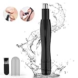 Nose Hair Trimmer, iFanze Electric Nose & Ear Hair Trimmer - Painless Nose Hair Clipper with Stainless Steel Rotation Blades - Perfect Nose Trimmer for Men and Women