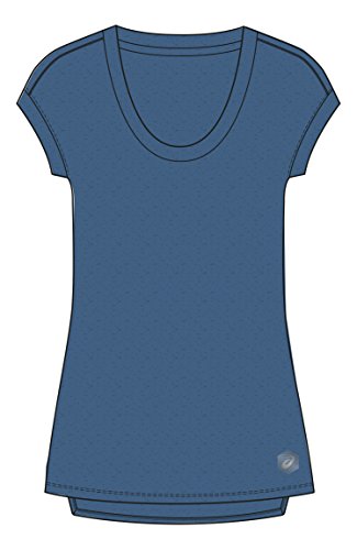 Preisvergleich Produktbild Asics Capsleeve Laufshirt Damen blau, XL - 46