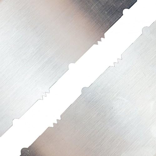 Windsor Stainless Steel Texture Creator Side Scraper - Comb &amp; Tri Curve