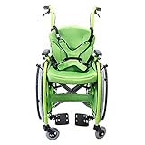 ● Dieser Rollstuhl Ist Ergonomisch - Auf Der Rückseite Des Rollstuhls Befindet Sich Eine Große Tasche Für Ihre Sammlung. Die Beiden Handbremsen An Den Großen Rädern Sind Einfach Zu Bedienen Und Sehr Empfindlich.