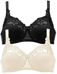 Naturana - Pack de 2 Sujetadores con aros para mujer 87543