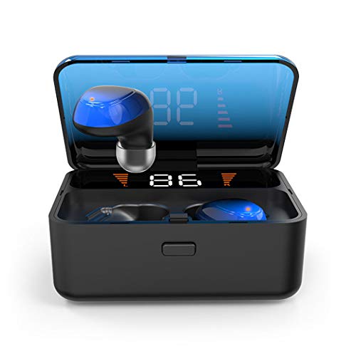 Preisvergleich Produktbild BluetoothBluetoothBluetoothBluetoothB... Kopfhörer Bluetooth Earbuds mit LED-Anzeige, Zyklus 70h Spielzeit In-Ear-Kopfhörer mit Mikrofon HD-Stereo-Sound Mini Earbuds Echte bewegliche K