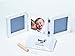 Baby Art Double Print Frame Rounded (White & Grey)
