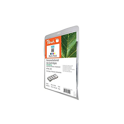 Preisvergleich Produktbild Peach Spar Pack Tintenpatronen kompatibel zu HP No. 88