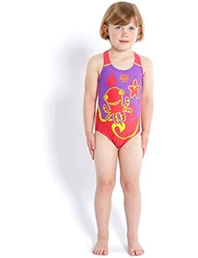 Speedo Seasquad Plmt If Costume da Bagno Bambino, Raspberry Fil/Pur Rain, 4