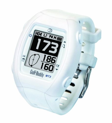 Preisvergleich Produktbild GolfBuddy gb9-wt3 W Golf GPS / Entfernungsmesser, weiß, verstellbar