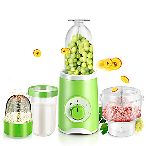 Preisvergleich Produktbild LJXiioo Mehrzweck-Küchenmaschine mit Edelstahlklingen, Mixer-Smoothie-Maker