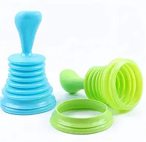 VIETNAM Toilet Bathroom Kitchen Drain Sink Plunger Unblocker Cleaner, 6.7 x 4.1 Inches, Multicolour