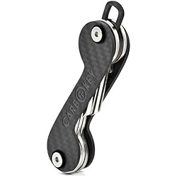 Organizador De Llaves De Fibra De Carbono Y Aluminio: Compacto, Ligero, Para Llevar Hasta 6 Llaves. Ideal Para Viajes, Oficina O El Día A Día.