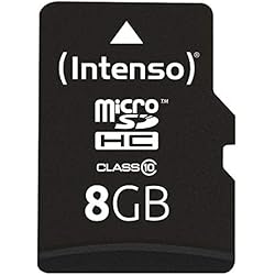 Intenso 3413460 - Tarjeta de memoria micro SD de 8 GB (Clase 10)
