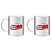 Produktbild STUFF4 Tee/Kaffee Becher 350ml/2 Pack Rot/C63 Coupé Black Series /Weißkeramik/ST10
