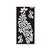 6 Sheets Wrist Body Art Henna Tattoo Stencil Flower Pattern Bracelet Design Women Makeup Party Gift