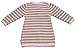 Viddia 100% Organic Cotton, Certified GOTS, Knitted Baby and Toddler Stripe Jumper Dress 0-3 months