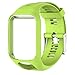 Produktbild Hunpta Ersatz Silikon Band Strap Für TomTom Runner 2/3 Sport GPS Uhr (Grün)