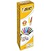 Price comparison product image BIC Crystal Multicoloured 926381 Ballpoint Pens non-retractable Classic Colours