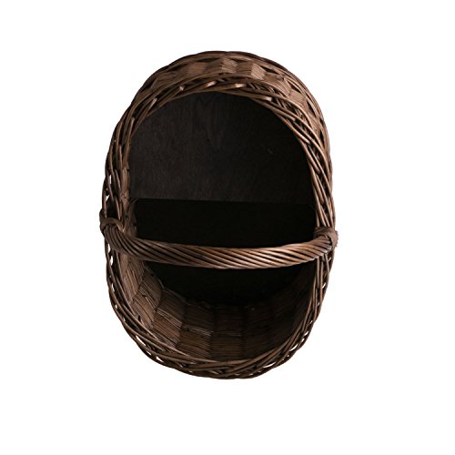 Treppenkorb für die Zeitungen, Weidenkorb auf die Treppen, Zeitungskorb aus Weide, Zeitungsständer, Weidenkorb für Zeitschriften - 7