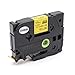 Produktbild vhbw Schrumpfschlauch Kassette schwarz auf gelb 5,8mm für Etiketten-Drucker Brother P-Touch E300, E300VP, E500, E500VP, E550W, E550WVP, H300