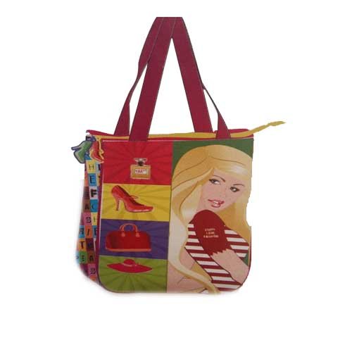 Simba Fabric Multicolored Children's Backpack (BTS-3007)