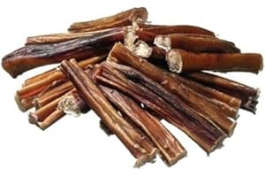 BARAKALDO VET+SHOP TIENDA VETERINARIA BVS Vet Shop | Nervio de Buey de 12 cm para Perros | Snack 100% Natural sin conservantes ni colorantes | Nervio Buey | 6 Unidades