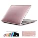 Produktbild MacBook Pro 13 Hülle 2016 Touch Bar, iNeseon Ultra Slim Plastik Hartschale Tasche Case Cover snap on Schutzhülle Schale mit US Roségold und EU Transparent Silikon Tastatur-Abdeckung Schutzhülle für Neueste Apple MacBook Pro 13 Zoll mit Touch Bar A1706 & A1708, Roségold