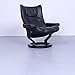 Produktbild Ekornes Stressless Wing Relax Sessel Schwarz Leder Größe M Funktion Echtleder #4715