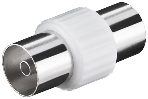 Preisvergleich Produktbild Goobay 72422 Koax-Adapter: Koax-Buchse - Koax-Buchse - Kunststoff