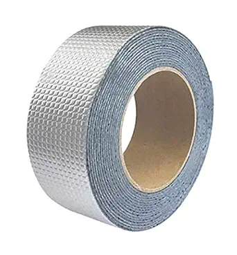 Supreme Mall (Label) Super Waterproof Butyl Rubber Aluminum Foil Strong Adhesive Silver Colour Repair Tape